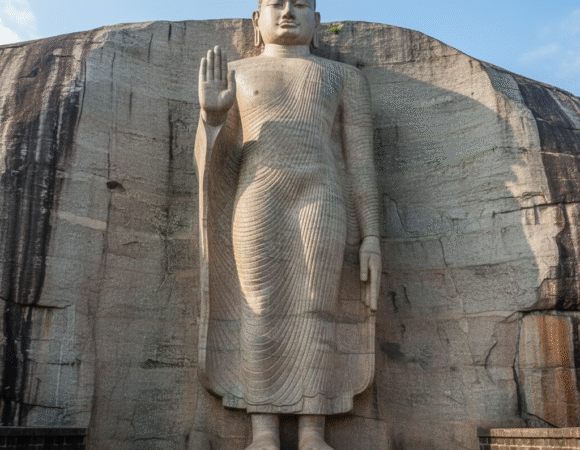 The Avukana Buddha: A Colossal Granite Guardian in Sri Lanka’s Cultural Heart